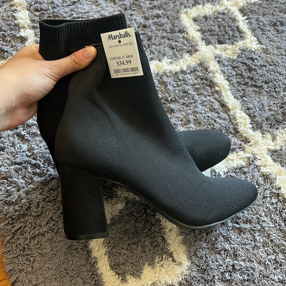 Black MIA sock booties! - Picture 1 of 4